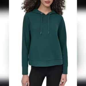 NWT DKNY Tech Waffle Cropped Hoodie